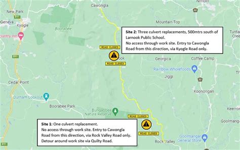 lismore city council road closures.